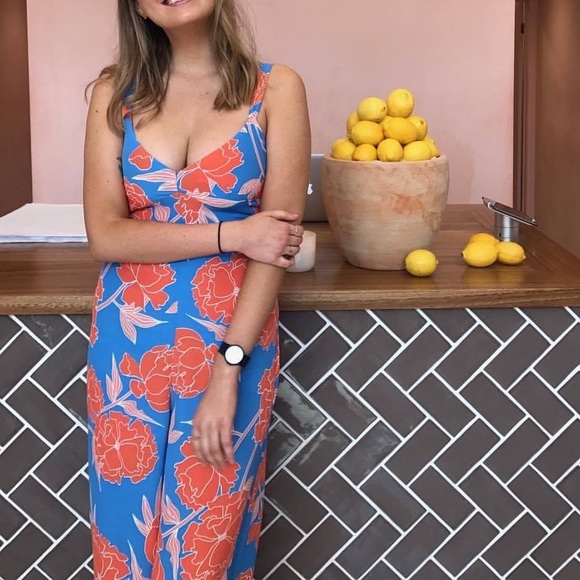 MISTER ZIMI St Tropez Ivy Floral Wide Leg Jumpsuit - Picture 3 of 16